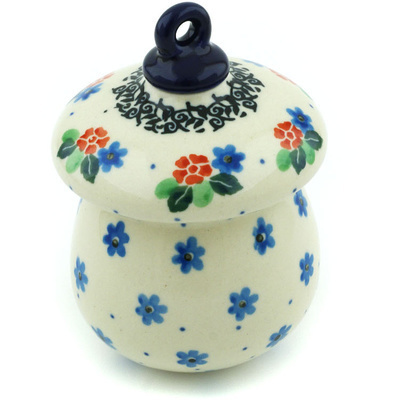 Polish Pottery Mushroom Ornament 4&quot; A Touch Of Spring