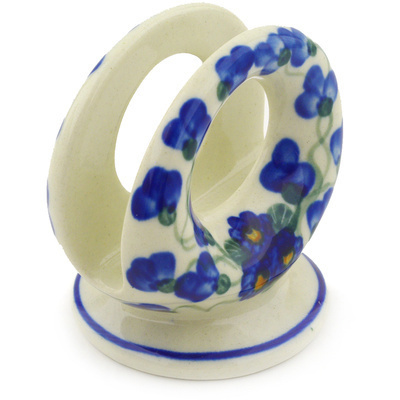 Polish Pottery Napkin Holder 3&quot;