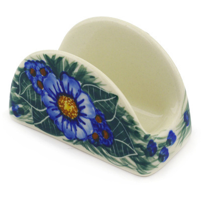 Polish Pottery Napkin Holder 3&quot;