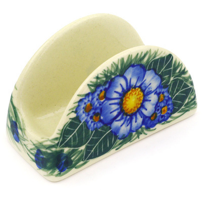 Polish Pottery Napkin Holder 3&quot;