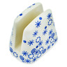 Polish Pottery Napkin Holder 4&quot; Twinkle In The Frost