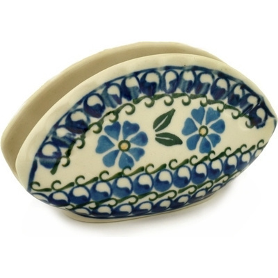 Polish Pottery Napkin Holder 5&quot;