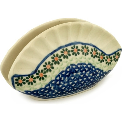 Polish Pottery Napkin Holder 5&quot;