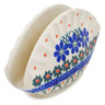 Polish Pottery Napkin Holder 5&quot; Primrose Trellis