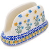 Polish Pottery Napkin Holder 6&quot; Field Of Wildflowers