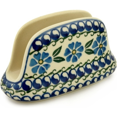 Polish Pottery Napkin Holder 6&quot;