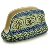 Polish Pottery Napkin Holder 6&quot; Scroll Window