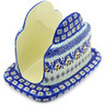 Polish Pottery Napkin Holder 7" Blue Ice