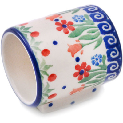 Polish Pottery Napkin Ring 2&quot; Babcia&#039;s Garden