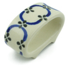 Polish Pottery Napkin Ring 3&quot; Garden Lattice