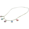 Ceramic, Metal Necklace 18&quot; Mix