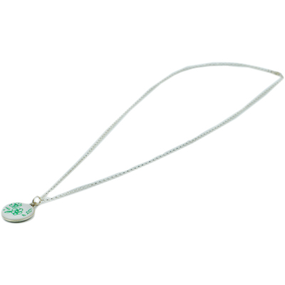 Ceramic, Metal Necklace 18&quot; Mix