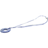 Polish Pottery Necklace 18&quot; Modern Cobalt