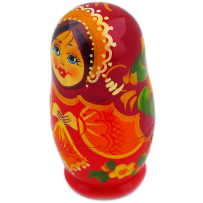 Wood Nesting Dolls 3&quot; Matryoshka