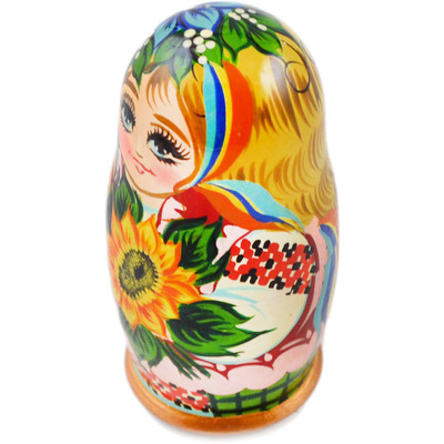 Wood Nesting Dolls 4&quot; Matryoshka