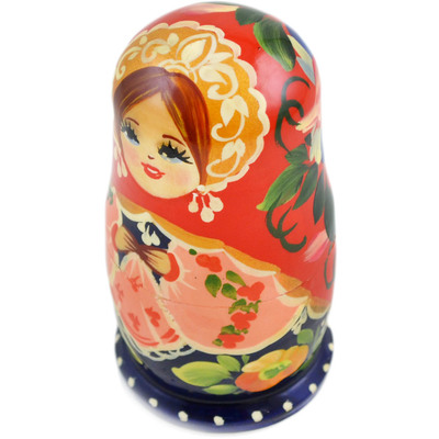 Wood Nesting Dolls 4&quot; Matryoszka