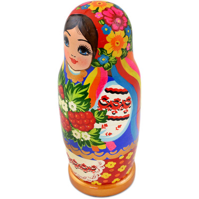 Wood Nesting Dolls 8&quot;