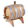 Wood Oak Barrel with Tap - 100 oz (3 liter) Wood