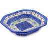 Polish Pottery Octagonal Bowl 8&quot; Sweet Day