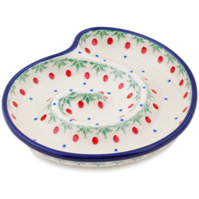 Polish Pottery Olive Dish 0&quot; Babcia&#039;s Garden