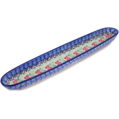 Polish Pottery Olive Dish 12&quot; Maraschino
