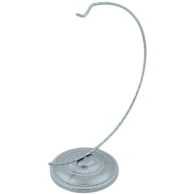 Steel Ornament Stand Silver