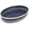 Polish Pottery Oval Baker 12&quot; Mosquito