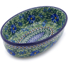 Polish Pottery Oval Baker 8" Wild Diamonds UNIKAT