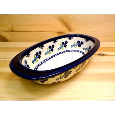 Polish Pottery Oval Baker 9"