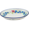 Polish Pottery Oval Bowl 10&quot; Polish Country