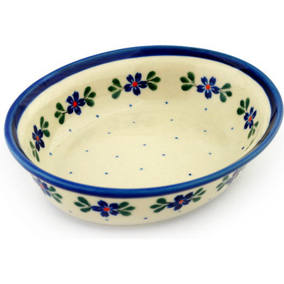 Polish Pottery Oval Bowl 6&quot;