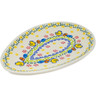 Polish Pottery Oval Platter 10&quot; Just Hatched