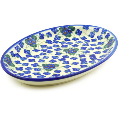 Polish Pottery Oval Platter 11&quot;