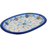 Polish Pottery Oval Platter 11&quot; Hawaiian Sea Turtle - Honu