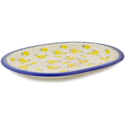 Polish Pottery Oval Platter 14" Main Squeeze