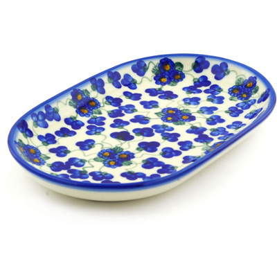 Polish Pottery Oval Platter 9&quot;