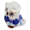 Polish Pottery Owl Figurine 3&quot; The Floral Wish