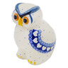 Polish Pottery Owl Figurine 5&quot; Light Hearted