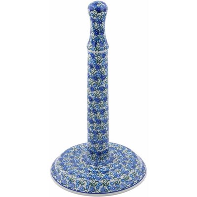 Polish Pottery Paper Towel Stand 13&quot; Blissful Beauty