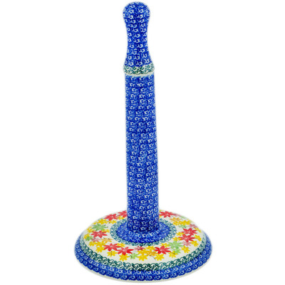 Polish Pottery Paper Towel Stand 13&quot; Fall Vibes
