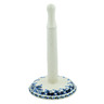 Polish Pottery Paper Towel Stand 13&quot; Flowers At Dusk