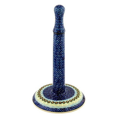 Polish Pottery Paper Towel Stand 13&quot;