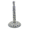 Polish Pottery Paper Towel Stand 13&quot; Starlight