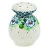 Polish Pottery Parmesan Shaker 4&quot; Green Flora