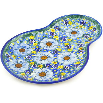 Polish Pottery Party Plate 11&quot; UNIKAT