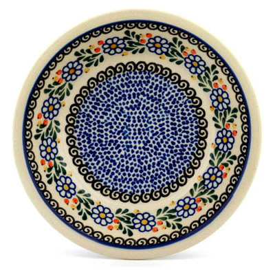 Polish Pottery Pasta Bowl 8&quot; Berries And Daisies
