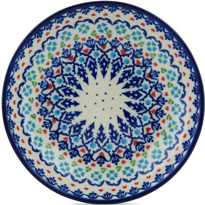 Polish Pottery Pasta Bowl 8" Graphic Armor