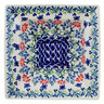 Polish Pottery Pasta Bowl 8&quot; Last Summer Flowers