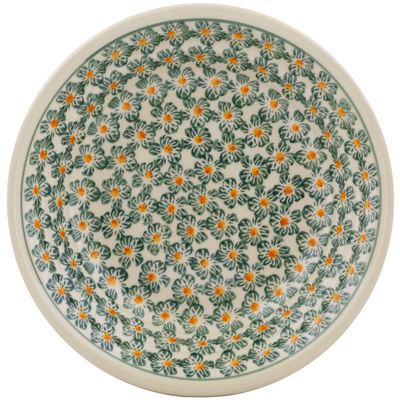 Polish Pottery Pasta Bowl 8&quot; Orange Blossoms