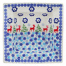 Polish Pottery Pasta Bowl 8&quot; Ring Around The Reindeer
